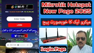 Mikrotik Hotspot Login Page to access website and Radio play | without voucher code