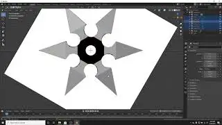 Blender2.8 - Throwing star tutorial