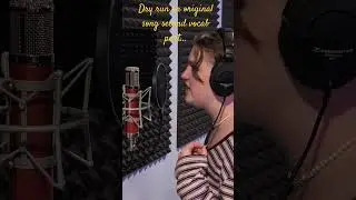 Trilby Rose studio dry run for vocal tracking on original song 
