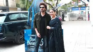 Vidya Balan And Kartik Aaryan Spotted At T-Series For Promotion Of Bhool Bhulaiyaa 3