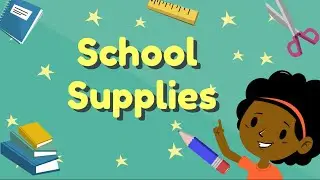 ENGLISH Guessing Game🎯School Supplies  ︳ Guess the School Supplies ︳ESL Game for Kids