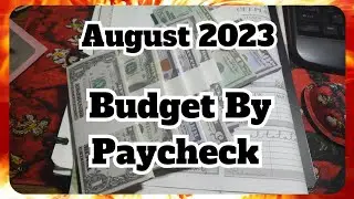 August 2023 | 2nd Paycheck Budget With Me | Expense Tracking