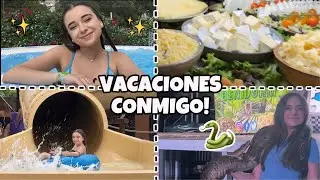 COMIENZAN MIS VACACIONES EN UN RESORT DE LUJO!! TOBOGANES ACUÁTICOS, JACUZZI, CAMA BALINESA...
