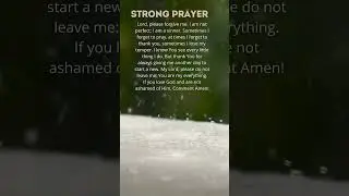 #WalkingInFaith #Lord #prayer #strongprayer