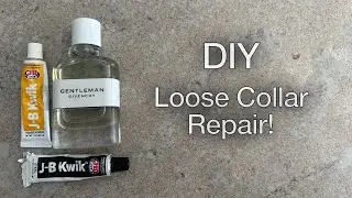 How to repair a loose collar on a fragrance bottle with J-B Weld! | DIY Series