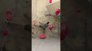 Wait for the Ninja Kick! 🥷#shorts  #bouldering