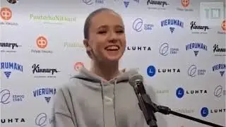 Kamila Valieva Funny Interview