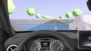 Система COLLISION PREVENTION ASSIST PLUS  Mercedes Benz W176 A Class