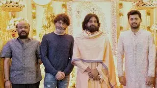 Power Star Pawan Kalyan Attend Actor Nithin Pre Wedding event | Nithin Weds Shalini | leaf media