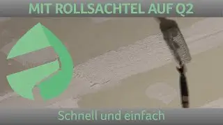 Decken und Wände mit Rollspachtel auf Q2 spachteln #maler #diy #sanieren