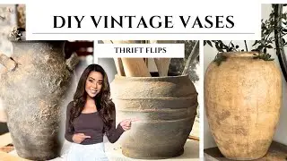 DIY AGED VASES | Olive Ateliers Dupe