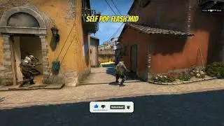 [CSGO] SELF POP FLASH MID ON INFERNO
