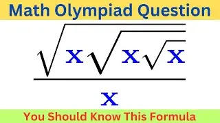 Multiple Square Root Equation !!! You Should Know This Formula #infinitypimath