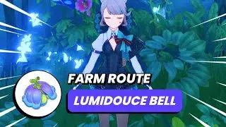 Lumidouce Bell Farming Route// Level up Lynette 🐈🎩 Genshin Impact Fontaine 4.0