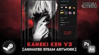 Kaneki Ken V3 | Animated Steam Artwork Speed Art [DryreL]
