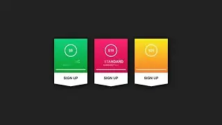 Анимация ценовых карточек (php,js,html)