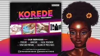 Must Watch: Learn how to design a Manicure and Pedicure flyer easily