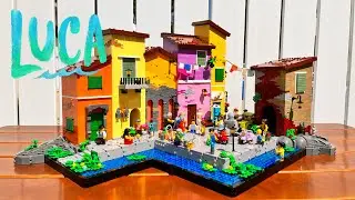 Lego Luca MOC: the Town of Portorosso