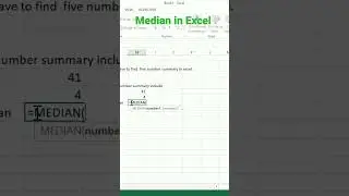 Median formula in excel||  How to find Median in Excel