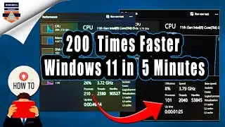 How to Make Your Windows 11 200% Faster in 5 Minutes | How to make the PC run Faster