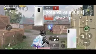 A30s vs note 9s rom tdm lag with record full lag