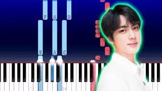 BTS JIN - ABYSS (Piano Tutorial)