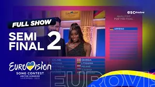 Eurovision 2023 - Semi Final 2 (Full Show + QUALIFIERS)