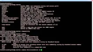 SNMP SERVER COMMUNITY STRINGS