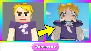 Noob Finally Became Anime (Blockman Go)