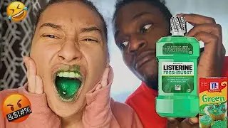Turning My Girlfriend’s Mouth GREEN PRANK! *GONE WRONG!*