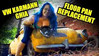 1971 VW Karmann Ghia Restoration - Floor Pans - Part 1