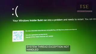 Automatic repair failed with stop code SYSTEM SERVICE EXCEPTION Windows 10