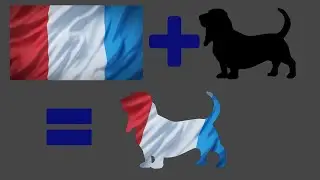gimp tutorial flagge in hundesilhouette integrieren