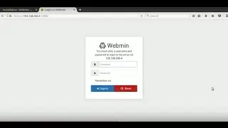 Installation of Webmin on Ubuntu Server Demonstration