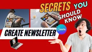 Lets create newsletter using Canva/Canvas tutorials points.