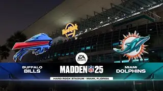 Bills vs Dolphins Week 2 Simulation (Madden 25 PS5)
