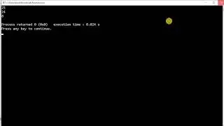 C++ Intro to Writing Functions