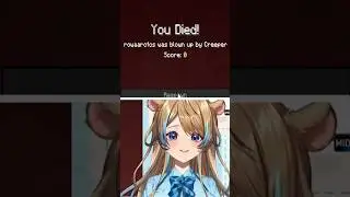 the death of a vtuber. 🪦 #vtuber #shorts #minecraft #VSMP