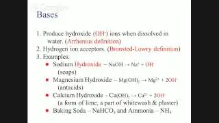 Notes - Acids and Bases - part 1