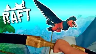 ОХОТА НА АКУЛУ и НЕДОПТИЦУ! Прохождение Raft  с KirillovGame 3- серия
