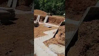 pouring concrete basement walls 