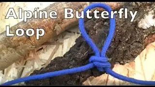 Alpine Butterfly Loop. Easy step by step instructions.