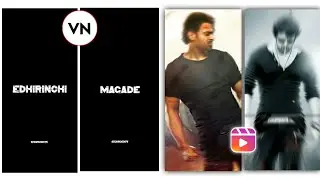🔥Trending attitude Dailouge Photo editing | VN video editing telugu