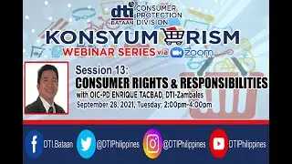 Konsyumerism Webinar Session 13: Consumer Rights & Responsibilities