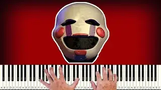 FNaF - Marionette Music Box - The Grandfather Clock  - PIANO TUTORIAL