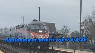 Railfaning at prairie view 5/2/25