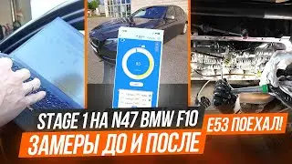 Stage 1 на BMW F10 N47. Стоит ли? Замеры 0-100. Ошибка 247500.Замена гидроблока на E53 #hellcar#bmw