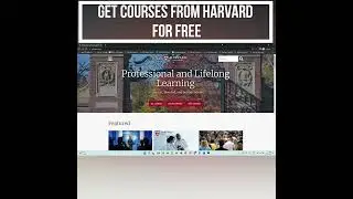 Learn Courses for Free from Harvard University | Free Online Courses | Sridhar Iyer | 