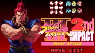Street Fighter III: 2nd Impact - Akuma Move List
