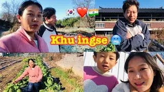 Our South Korean village life🇮🇳❤️🇰🇷.khu ingse loire❄️☺️